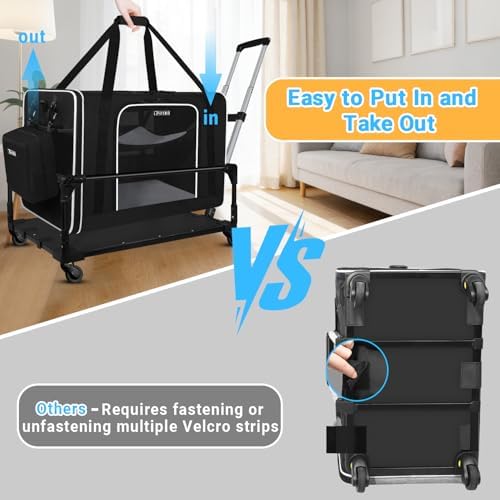 Petskd Side Expandable Extra Large Cat Carrier - Image 2