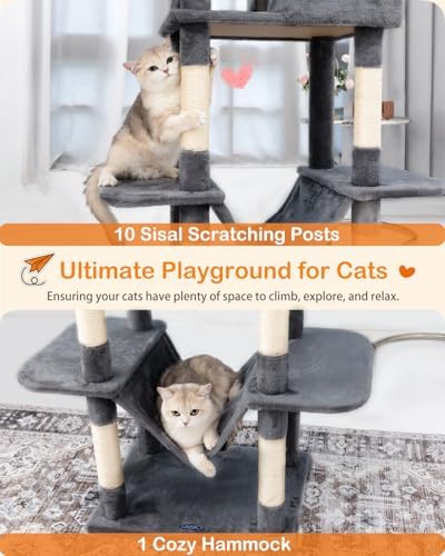 Cat Tree, 81-Inch Tall Cat Tower - Image 6