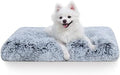 Small Dog Bed Crate Pad 24", Washable Puppy Beds, Plush Pet Mat Grey by Loveforfurrykids