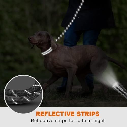 Taglory Rope Dog Leash for Medium Large Dogs, 6 FT Padded Handle - Image 5