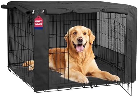 HiCaptain 48-Inch Dog Crate Cover by HiCaptain