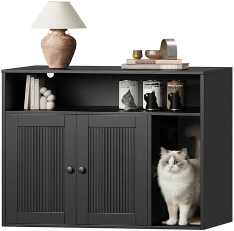 Cat Litter Box Enclosure, Hidden Litter Box Furniture by AboutBrand