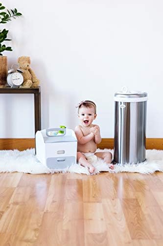 Ubbi Stainless Steel Diaper Pail, No Special Bags, Odor-Locking - Image 4