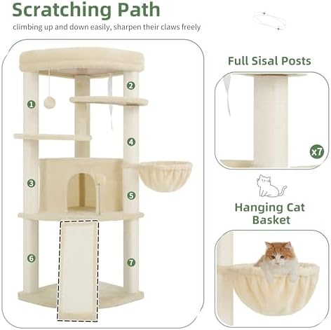 Gitelsnour Corner Cat Tree Tower - Image 5