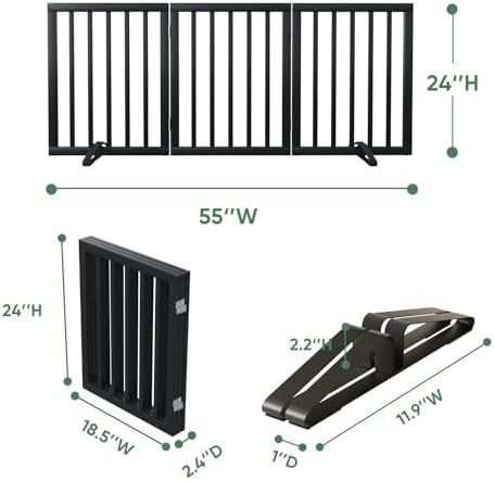 Freestanding Foldable Dog Gate - Image 2