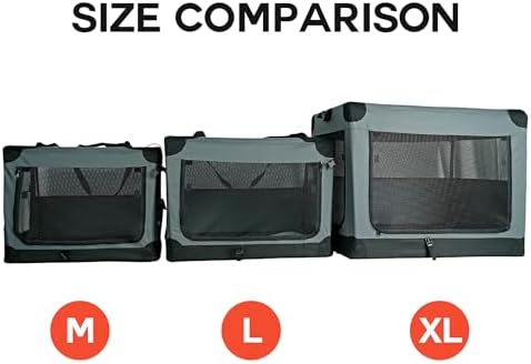 Ashfield & Harkness Collapsible Soft Dog Crate 30" - Image 6