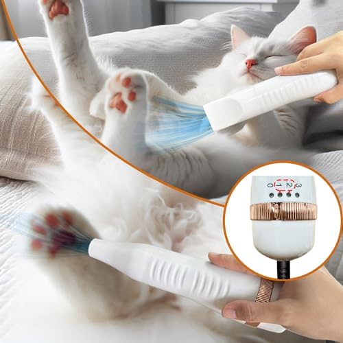 Pet Hair Dryer for Dogs & Cats, 300W Quiet Puppy Blow Dryer - Image 5