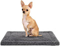 Exsnugy Washable Dog Bed Mat Medium Size Fluffy Pet Crate Pad 24x18 by Exsnugypetproducts