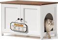 Cat Litter Box Enclosure Furniture Dog Proof by Fecuria