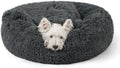 NOYAL Calming Donut Dog Bed, Hooded Cave by Noyal