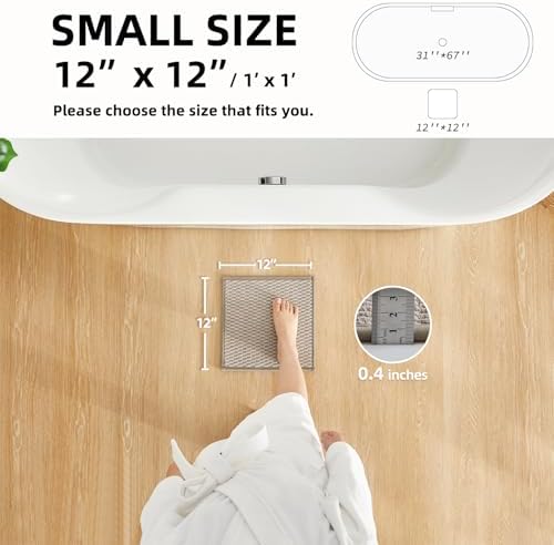 TYUU Small Bathroom Rugs, Non Slip Washable Bath Rugs Super Absorbent Bathroom - Image 2