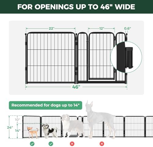 FXW Dog Gate, Extra Wide Adjustable - Image 6