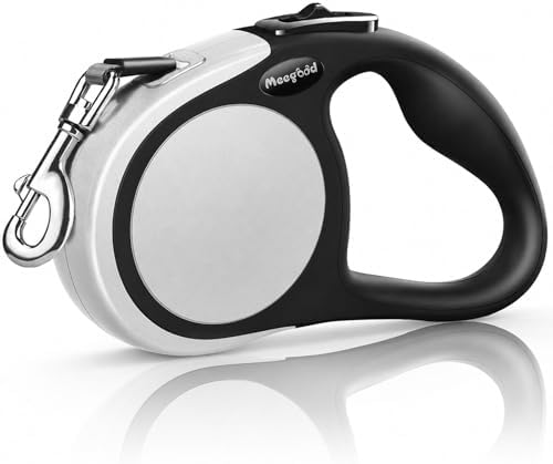 Heavy Duty Retractable Dog Leash-16ft Strong & Durable Walking Leash by MEEGOOD