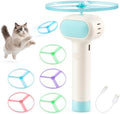 Cat Fetch Toy with Flying Disc Launcher, Rechargeable & Large-capacity by Unknown