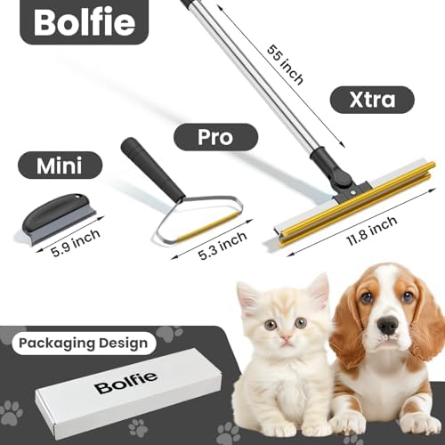 3 in 1 Carpet Rake for Pet Hair Removal, Tool Set of 3 - Image 3
