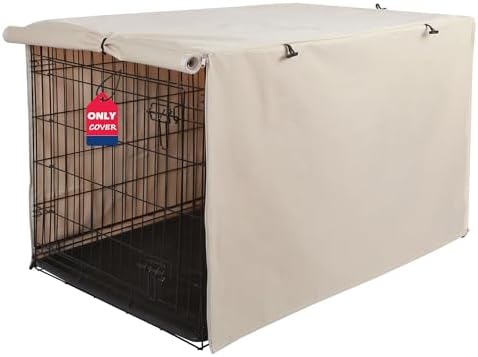 Deblue Dog Crate Cover, Durable Polyester Indoor Pet Kennel Cover by DebluePetSupplies