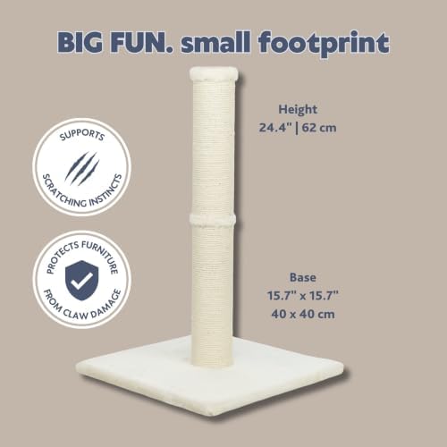TRIXIE Parla 24.4-in Jute Cat Scratching Post - Image 4