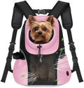 WOYYHO Pet Dog Carrier Backpack, Ventilated Mesh Small Dog Front Backpack by WOYYHO