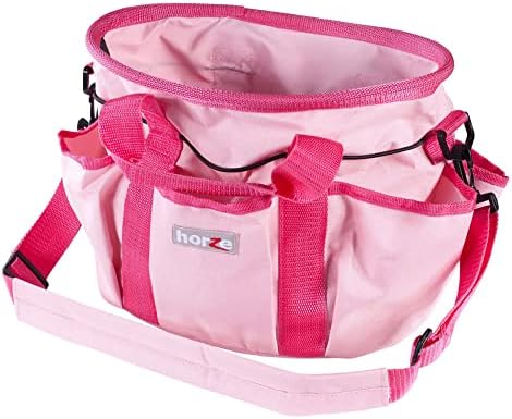 HORZE Horse Grooming Bag, 6 Outer Pockets, Adjustable Shoulder Strap - Image 2