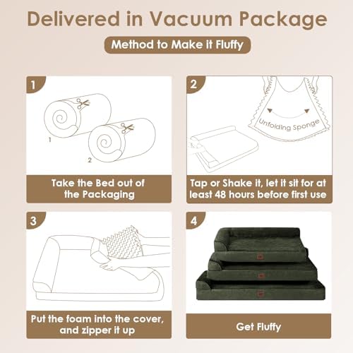 EHEYCIGA Large Dog Bed Memory Foam - Image 6