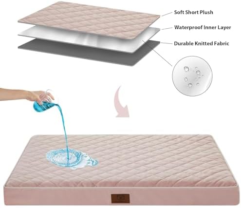 WNPETHOME Orthopedic Waterproof XL Dog Bed - Image 6