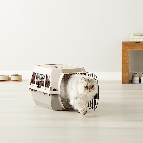 Amazon Basics Hard-Sided Dog and Cat Kennel, Single-Door Travel Pet Carrier - Image 7