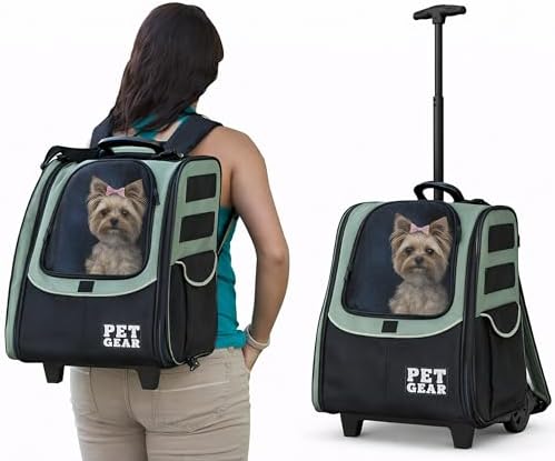 Pet Gear I-GO2 Roller Backpack, Large Traveler by PetGear