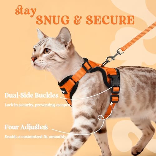 rabbitgoo Cat Harness and Leash Set, Escape Proof Vest - Image 6