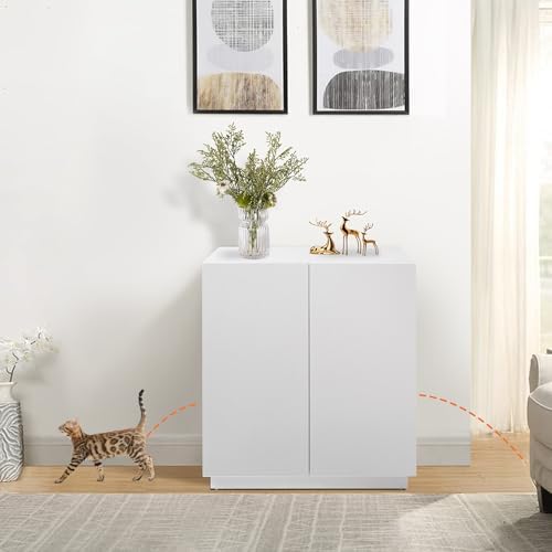 unipaws Tall Cat Litter Box Enclosure - Image 2