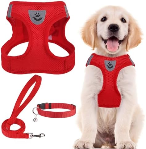 PUPTECK Dog Harness, Collar and Leash Set No Pull by PUPTECK