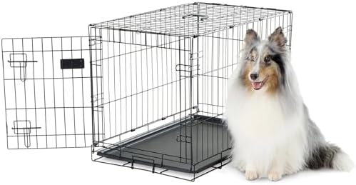 Carlson Pet Products Single Door Metal Dog Crate, Medium 30" Dog Crate by Carlson%C2%AEPetProducts