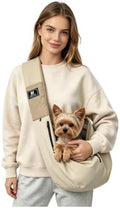 Dog Carrier Sling for Small Dogs & Cats, Puppy Sling Bag by GenJuw