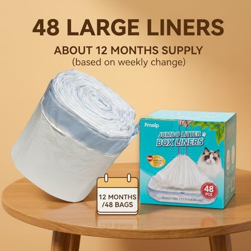 48 Pack 46"x18" Super Cat Litter Bags, Tear-Free Box, Heavy 3mil Duty Bags - Image 6