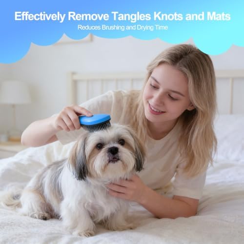 Small Dog Brush, Skin-friendly Soft Bristles - Image 7