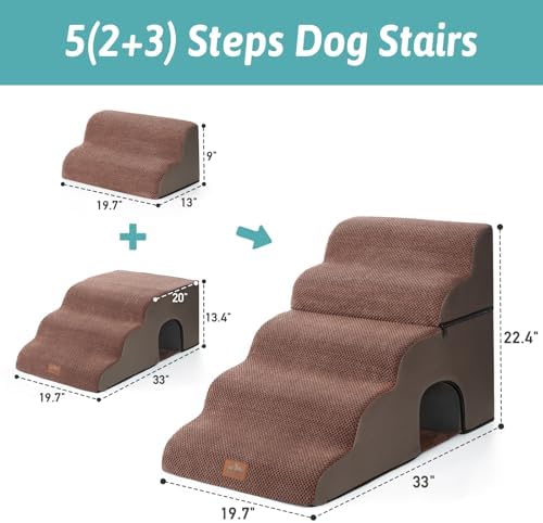COZY KISS Extra Wide Small Dog Stairs - Image 2