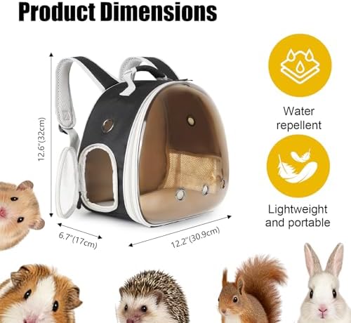 Portable Guinea Pig Backpack, Polarized Bubble Backpack - Image 2