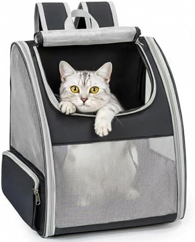 Conlun Cat Backpack Carrier for Small Dogs and Cats Fit Up to 15 Lbs, Small Dog by Conlun