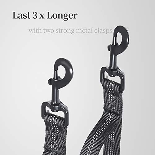 Double Dog Leash with Two Extra Traffic Handles, 18~120 lbs - Image 6