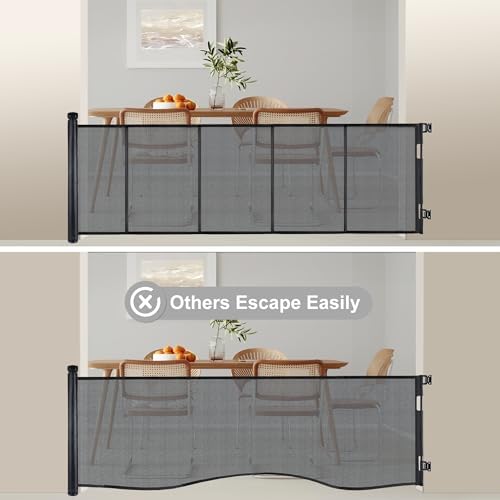 Retractable Baby Gates for Stairs& Doorways, Extends to 71" - Image 5