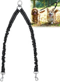 Snagle Paw Bungee Leash Extender, Double Dog Coupler, 0-30 lbs by SnaglePaw