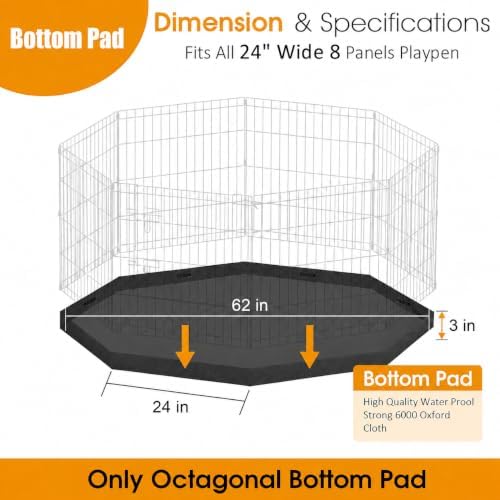 Artmalle 600D Oxford Octagonal Bottom Pad - Image 5
