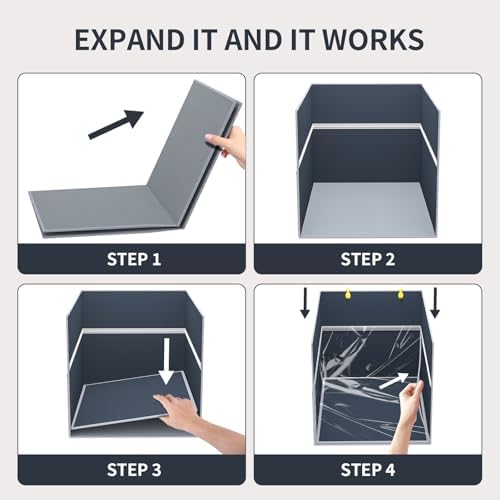 Aokeyee Waterproof Cat Litter Box Enclosure Splash Guard, 27.1"x21.6"x16.5" - Image 6