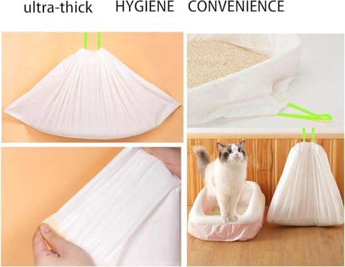 Super Thick 2Mils Drawstring Litter Box Liners - Image 5