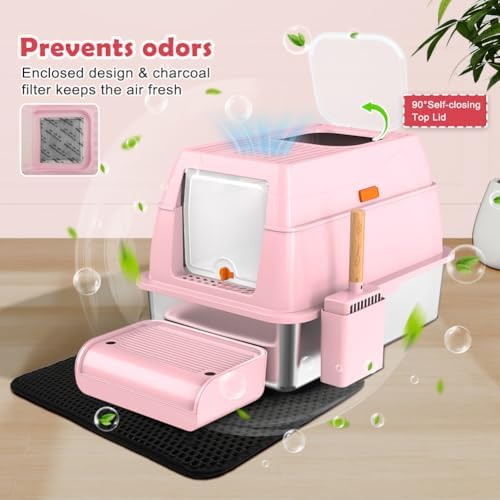 Vivifying XL Stainless Steel Cat Litter Box - Image 5