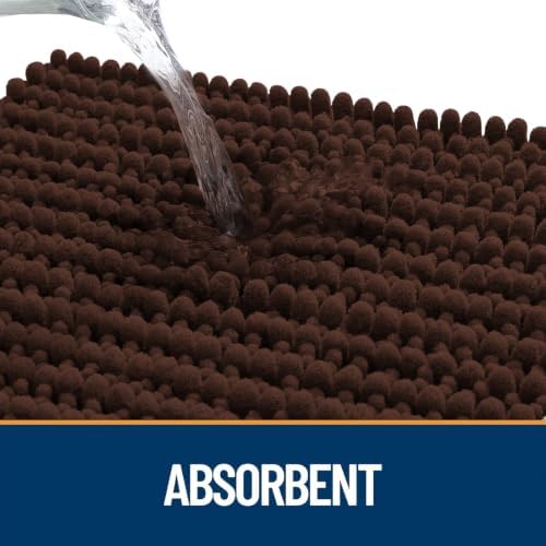 OLANLY Dog Door Mat for Muddy Paws 24x16, Ultra-Absorbent Chenille Mud Mat - Image 4