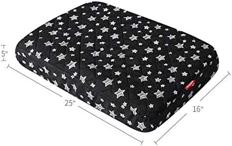 Waterproof Dog Bed Covers Replacement Lovely Black Star Print, 16x25 Inches - Image 6