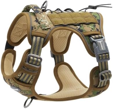 AUROTH Dog Harness for Small Medium Dogs, Tactical No Pull Dog Vest by AurothPets