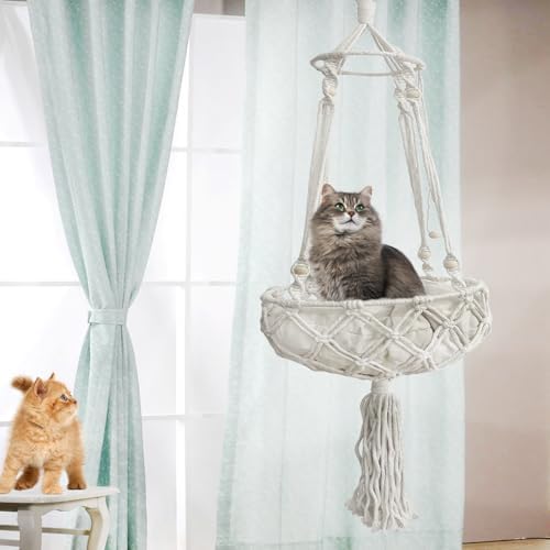kathson Macrame Cat Hammock - Image 4