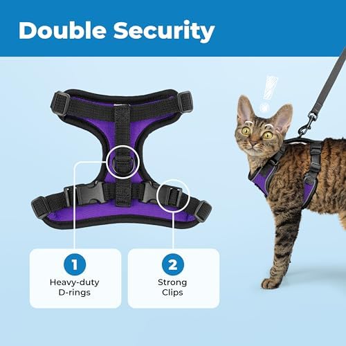 Voyager Escape-Proof Step-in Cat Harness & Leash - Image 5