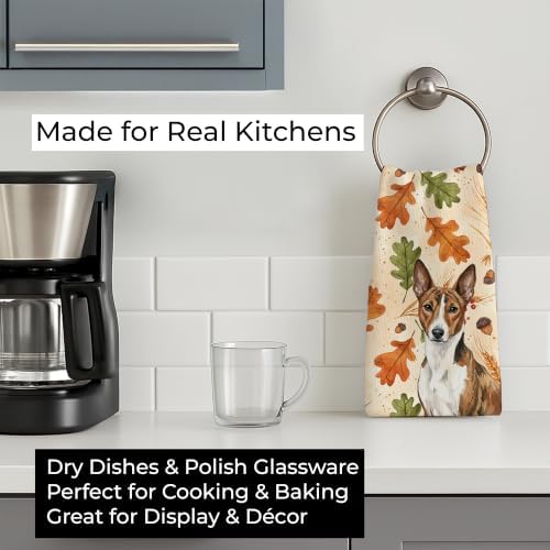 Caroline's Treasures Basenji Dogs Kitchen Towel 15x25 in - Image 3